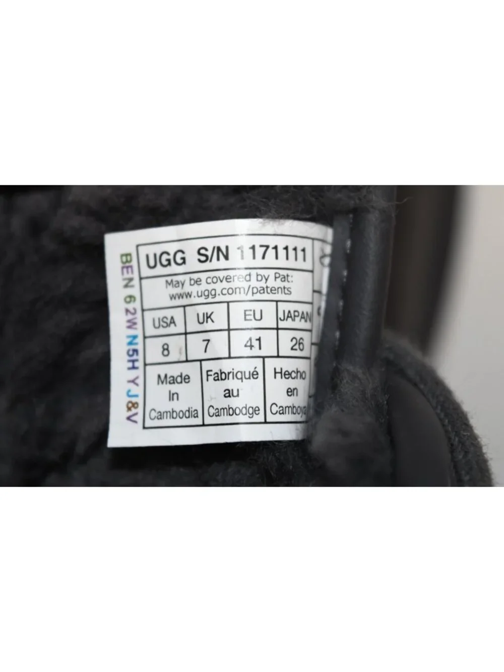 New! UGG Men's Neumel Era Boot Black Leather Size 8 DD532 1171111